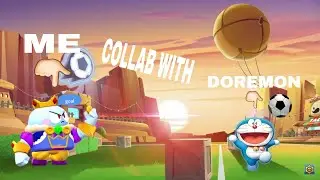 COLLAB with my friend DOREMON in brawl ball map(Jumping Beans)