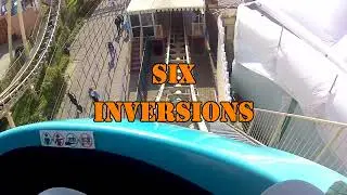 Cobra onride [Front seat] - Walibi Belgium 2023 (4K/HD)