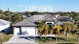 Turnkey Gulf Access Luxury Home in Cape Coral | Pool, Spa & Outdoor Kitchen Tour