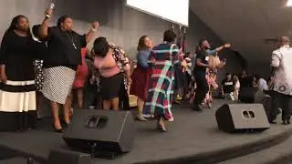 Crazy Praise Break at The Harvest Tabernacle Church!!! 10/7/18