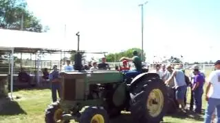 1955 John Deere 70 Diesel Standard on the Dyno.