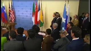 Greece enters the UN Security Council - Flag Raising Ceremony