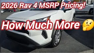 2026 Rav4 Pricing Released! How much did Toyota raise pricing on the Models?
