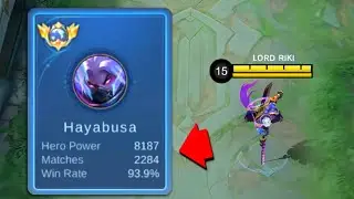 93.9% Win rate Hayabusa Intense Gameplay!! | Fast hand combo!! 😱