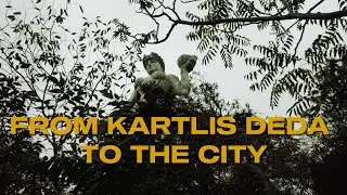 Kartlis Deda'dan Tiflis Şehrine | From Kartlis Deda to Tbilisi City | Rainy Walking Vlog