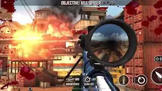 Kill Spider, Sniper Strike Special Ops Boss #1 - Diamond Mine (Boss/zone 20)