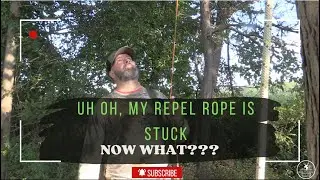 Uh Oh, My One Stick Repel Rope is Stuck- How to get your rope down for one stick Saddle Hunting