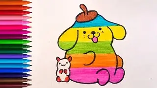 How to draw pompompurin || Easy pompompurin drawing 