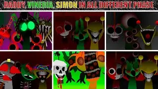 RADDY, VINERIA, SIMON in ALL Different Phases | 1 - 888 Phases