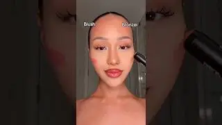 Blush vs bronzer blindness 👀 #makeup