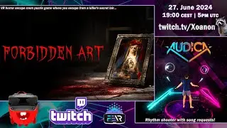 Forbidden Art | Horror/Puzzle/Escape Room | Stream Playthrough | Twitch VOD