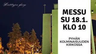 Messu Kempeleen Pyhän Kolminaisuuden kirkossa 18.1. kello 10