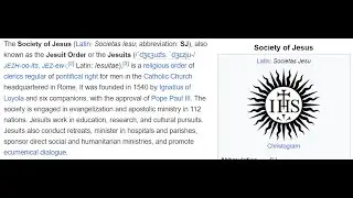 An 1890s Conspiracy Theorist. Let's Read! The Jesuits: Introduction