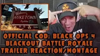 Official Call of Duty: Black Ops 4 &ndash; Blackout Battle Royale Trailer REACTION & MONTAGE