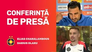Conferință de presă FCSB » Elias Charalambous și Darius Olaru prefațează duelul cu Fenerbahce