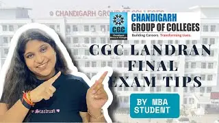 How I study for MBA final exam at Cgc Landran | CGC Landran Final Exam Tips #cgc #mba #exam