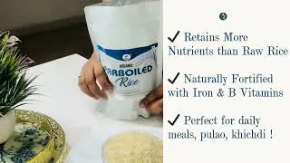 Organic Parboiled Rice - Low on GI Rice