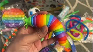 ASMR Unboxing Whisper - Fidgets | W/ Plastic Crinkle Sounds