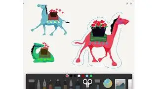 Camels & roses - live drawing requests