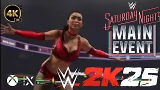 Liv Morgan/Roxanne Perez w/ Raquel Rodriguez vs Iyo Sky/Rhea Ripley @ SNME WWE 2K25