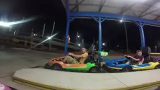 Go Kart Crash At Jolly Roger Amusement Park In Ocean City Maryland