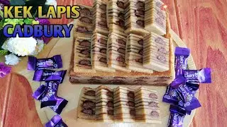 CARA MEMBUAT KEK LAPIS CADBURY / KEK LAPIS SARAWAK
