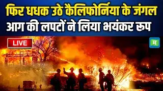 LIVE | Catalonia wildfire | फिर धधक उठे कैलिफोर्निया के जंगल, आग की लपटों ने लिया भयंकर रूप