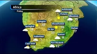 ЮАР, Африка #Прогноз погоды | 20 декабря 2017 г.