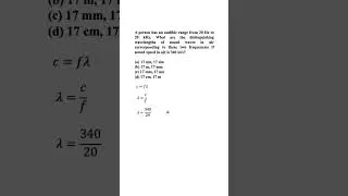 Audible frequency | sound waves | speed of sound in air