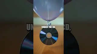 Balloon Powered CD Hovercraft at Home