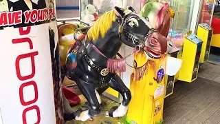 ** Original Audio ** Cogan Pony Express Coin Operated Kiddie Ride