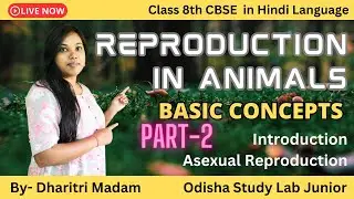 Class 8 Reproduction of animals | OSL Junior | Science by Dharitri | CBSE Class 8th | Part 2