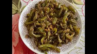 Capsicum fry with Peanut powder