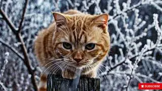 Этот кот знает, что такое идеальная зимняя фотосессия #cat