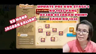 UPDATE PRE KVK STAGE 1 KD 1945 ! MARAUDER TILL DROP ! 1945 VS 1930 SANGAT SENGIT GAES ! ROK INDO