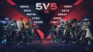 VALORANT 5V5 | AYNI EKİP İKİYE BÖLÜNDÜ… ORTALIK SAVAŞ ALANI 💥😈