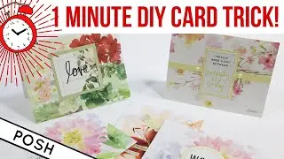Quick & Easy Way To ReUSE GREETING CARDS/ Fun DIY GREETING CARD HACK & A CUSTOM BOX