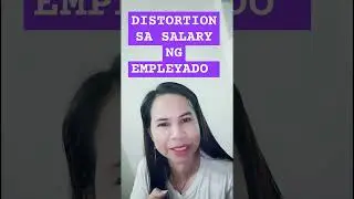 SALARY DISTORTION