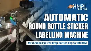 Eye Drops Labelling Machine | Ear Drop Bottle Labelling Machine | Automatic Round Bottle Labelling