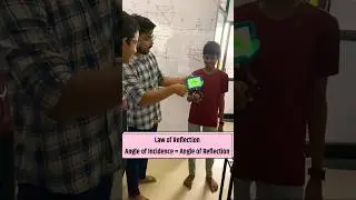 Angle of Incidence = Angle of Reflection #science #physics #experiment #practical #shorts #youtube