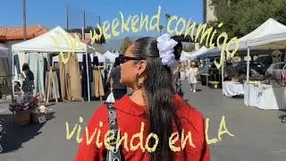Vlog 01 - UN WEEKEND CONMIGO | Gym , flea market ,skin care, grwm, food 