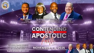 Midwestern District Council - Bishop Illona W. Dickson, Speaker - Live from Bethesda Temple Church