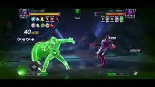 Marvel COC AW - 7* r4 Viv Vision VS 7* r4 High Evolutionary Boss 