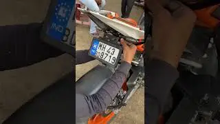 TAIL TIDY FIXED IN KTM RC 200🔥 | #rc200 #ktm |