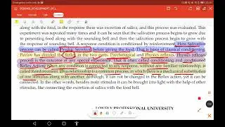 Pavlov' Classical Conditioning Theory#learning theory #Pavlov theory of classical conditioning #