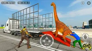 Rescue and Transport Wild Dinosaur Truck Game 2026 Part 2 - Android Gameplay