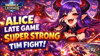ALICE DI TURNAMEN MRO LATE GAME GILA! TIM FIGHT AUTO MENANG 😱
