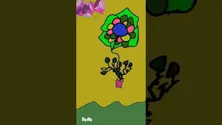 this video is about watering the plants. #notyourtype #rgbucketlist #anime #flipaclip #thunderstorm