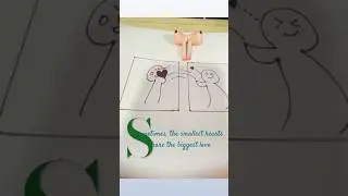 How to draw heartwarming Doodle Animation &ndash; Sharing ❤️✍️#digitalart  #instaillustrator #art #live