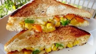 Capsicum Sandwich|How to Make a Capsicum Sandwich-Ansari Kitchen